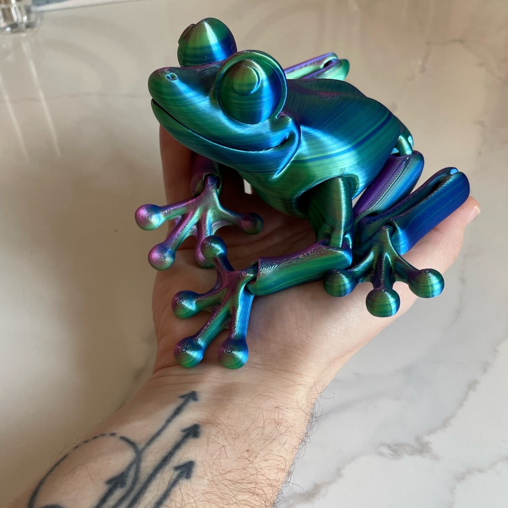 Colorful Frog Action Figure - Picture 8 of 8